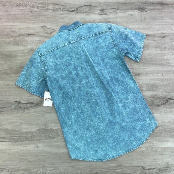 BILLABONG MENS SHORT SLEEVE SHIRT - Picture 7 of 9